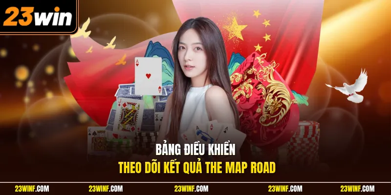 Bảng điều khiển theo dõi kết quả the map road